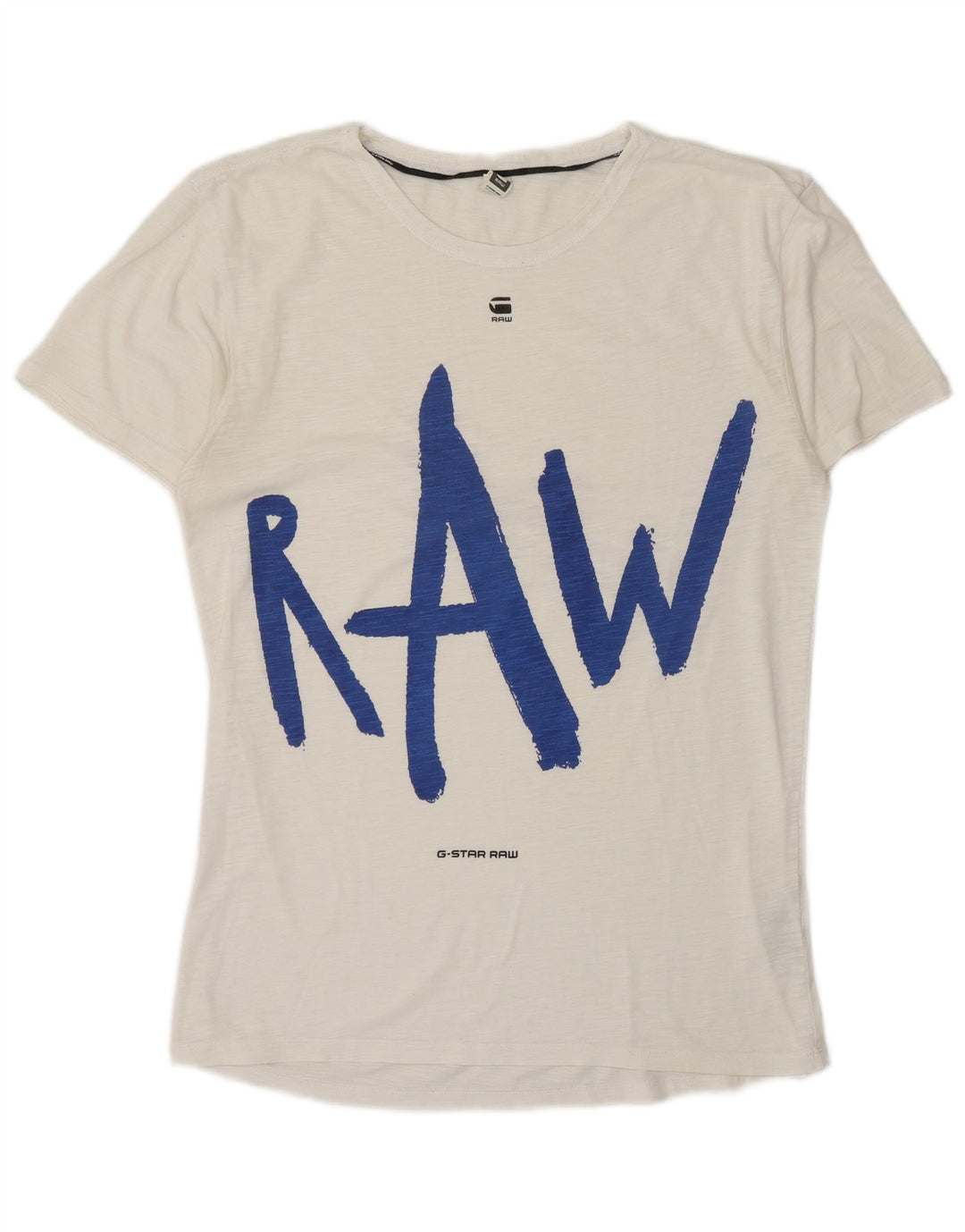 Мужская футболка с рисунком G-Star, хлопковый топ среднего размера, белый в крапинку