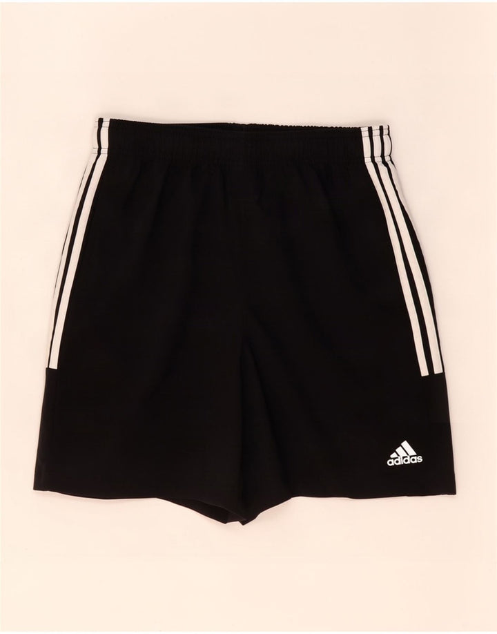 Мужские спортивные шорты Adidas, маленькие черные из полиэстера
