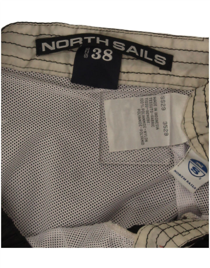 Мужские шорты для плавания North Sails с рисунком XL, черные из полиамида