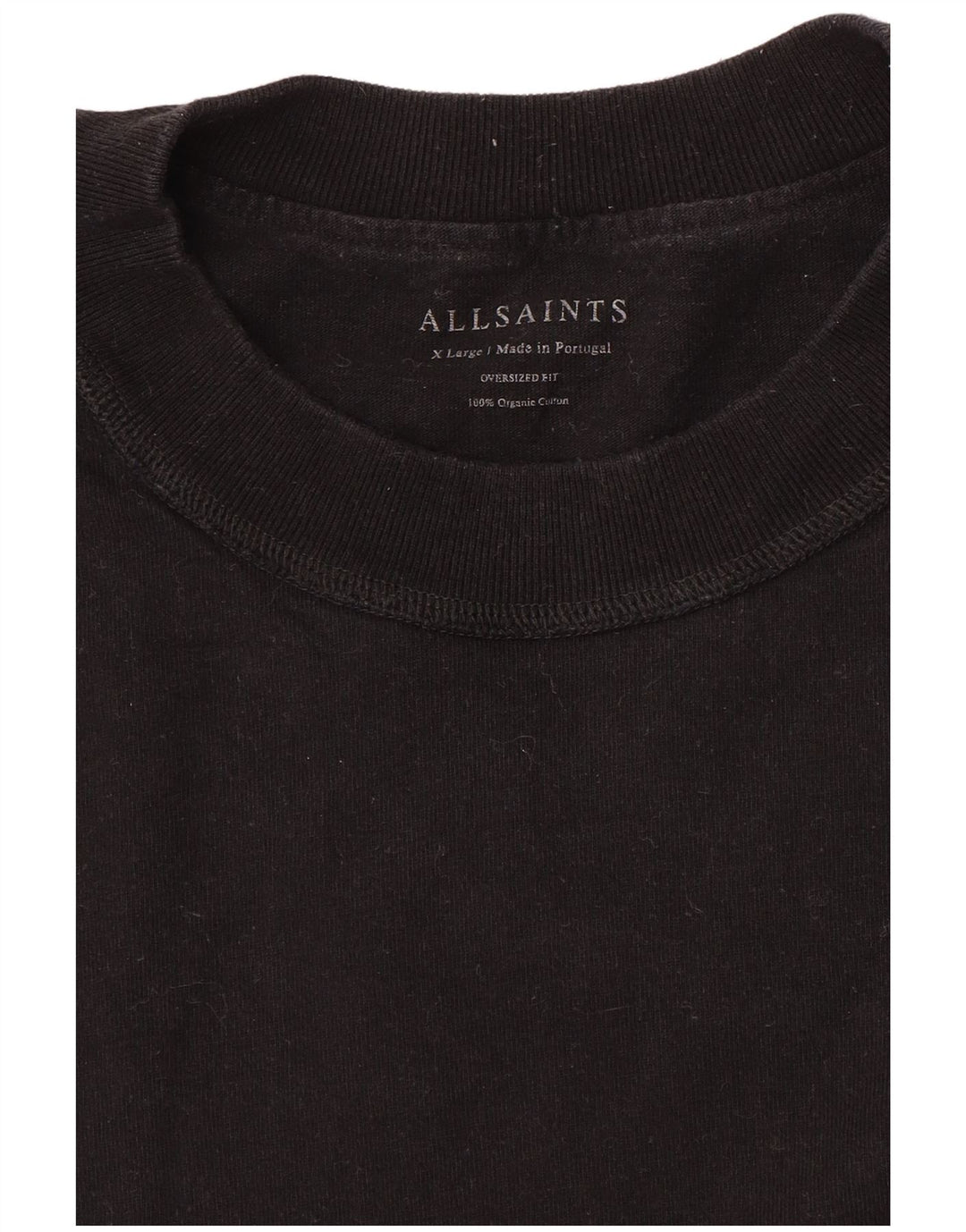 Мужская футболка All Saints Top XL, черный хлопок