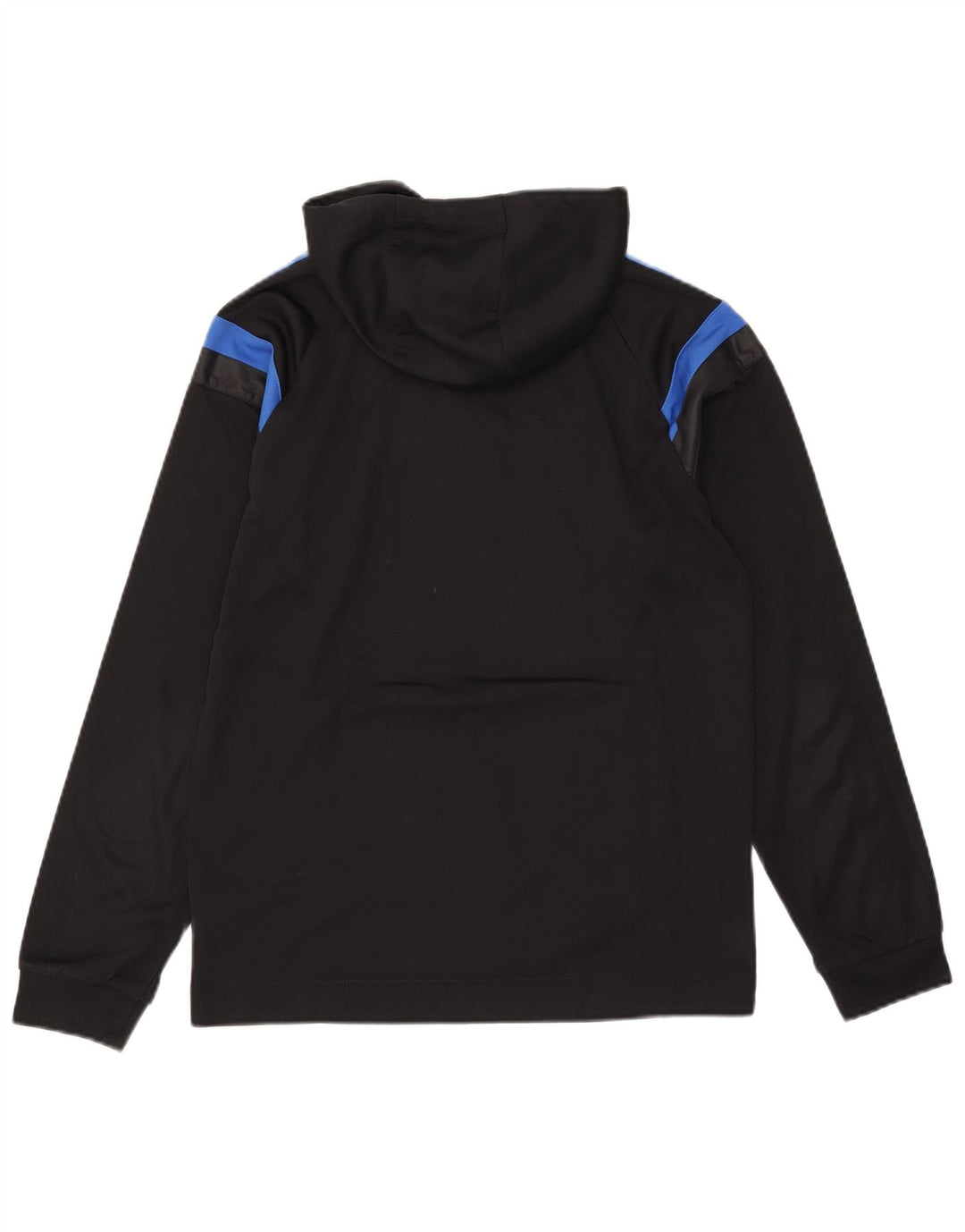 Мужской джемпер с капюшоном Adidas, маленький черный, полиэстер с цветными блоками