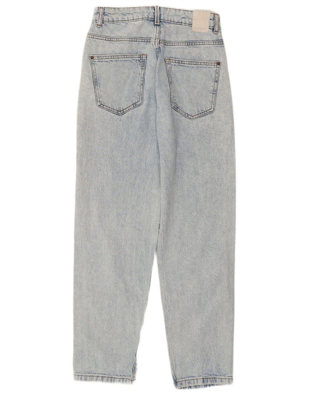 Женские потертые джинсы с высокой талией Zara EU 36 XS W26 L27, синий хлопок