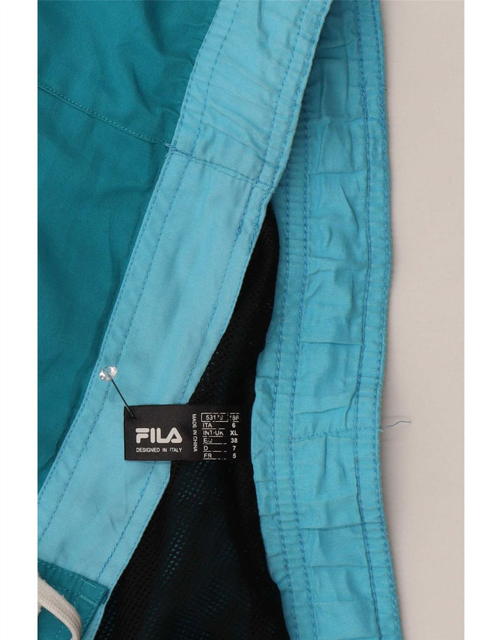 Мужские шорты для плавания Fila XL, синие, полиэстер с цветными блоками