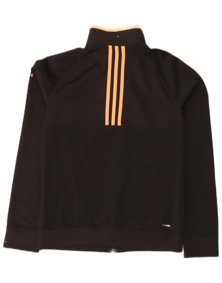 Женская спортивная куртка Adidas Climalite UK 12/14, средний черный