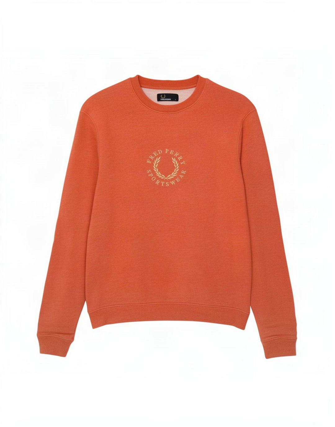 Мужской свитшот с рисунком Fred Perry, маленький красный хлопковый джемпер