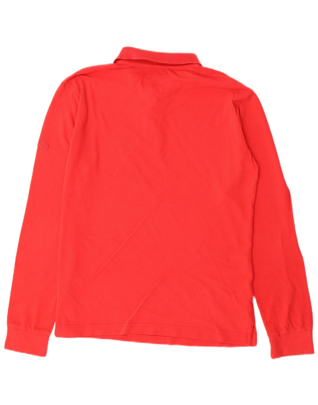 SERGIO TACCHINI Мужская рубашка поло с длинным рукавом XL, красный хлопок