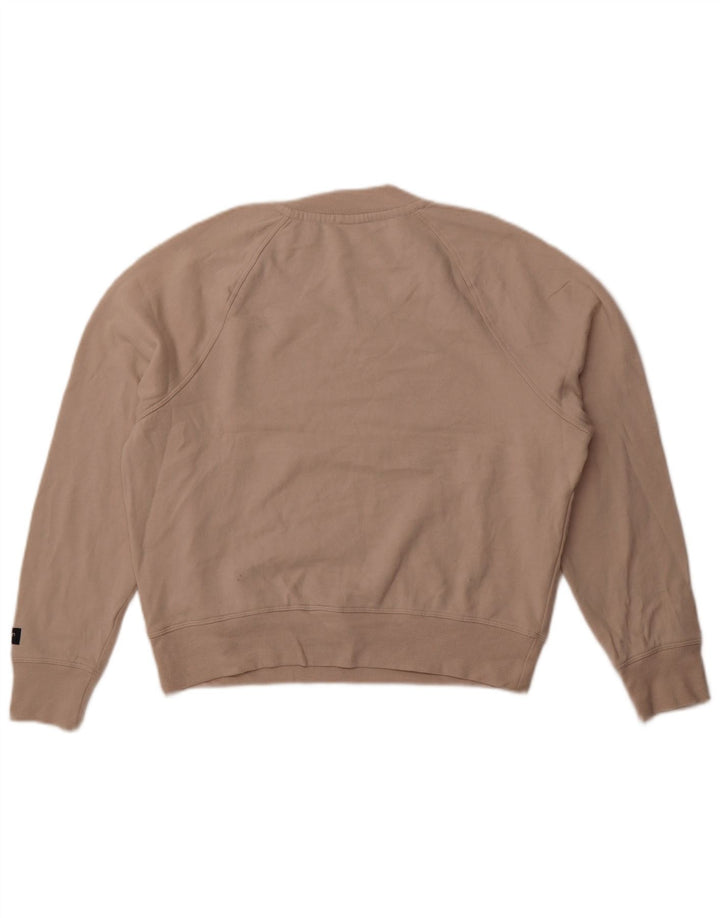 Женский свитер с рисунком Calvin Klein UK 16, большой размер, бежевый хлопок