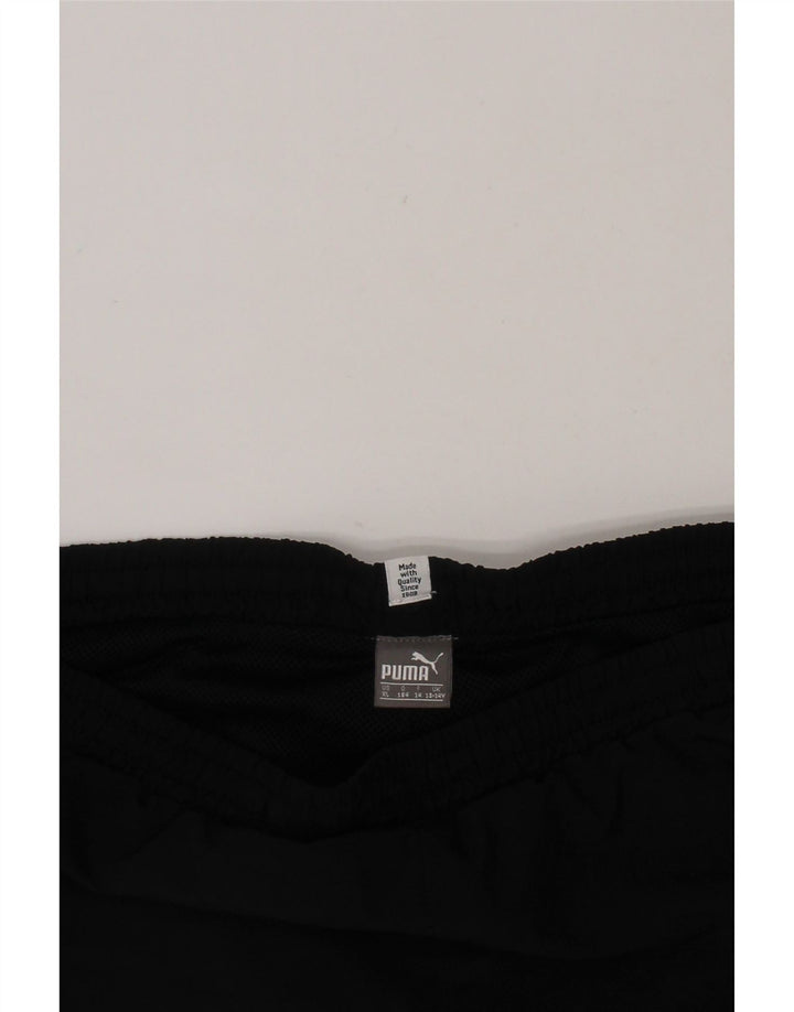 PUMA Girls Sport Shorts 13-14 Years  Black Polyester Vintage Puma and Second-Hand Puma from Messina Hembry 