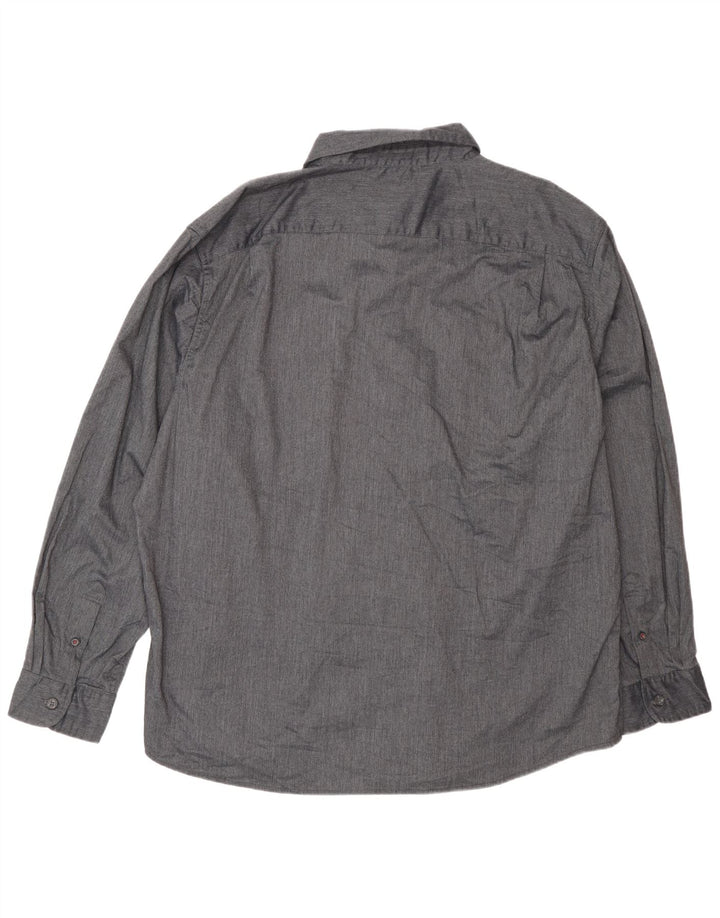Мужская рубашка Wrangler 2XL серая, хлопок