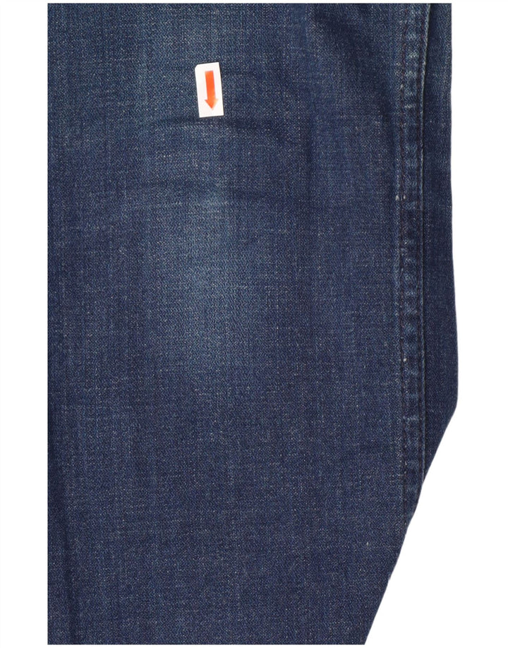 Женские джинсы Levi's 524 Super Low Slim, США 7, средние W32 L31, синие, хлопок