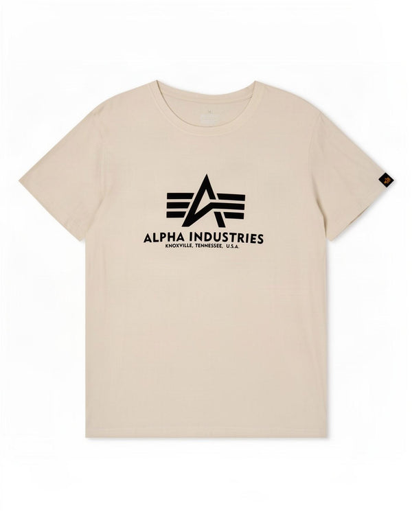 Женская футболка с рисунком Alpha Industries Top UK 14, большой белый хлопок
