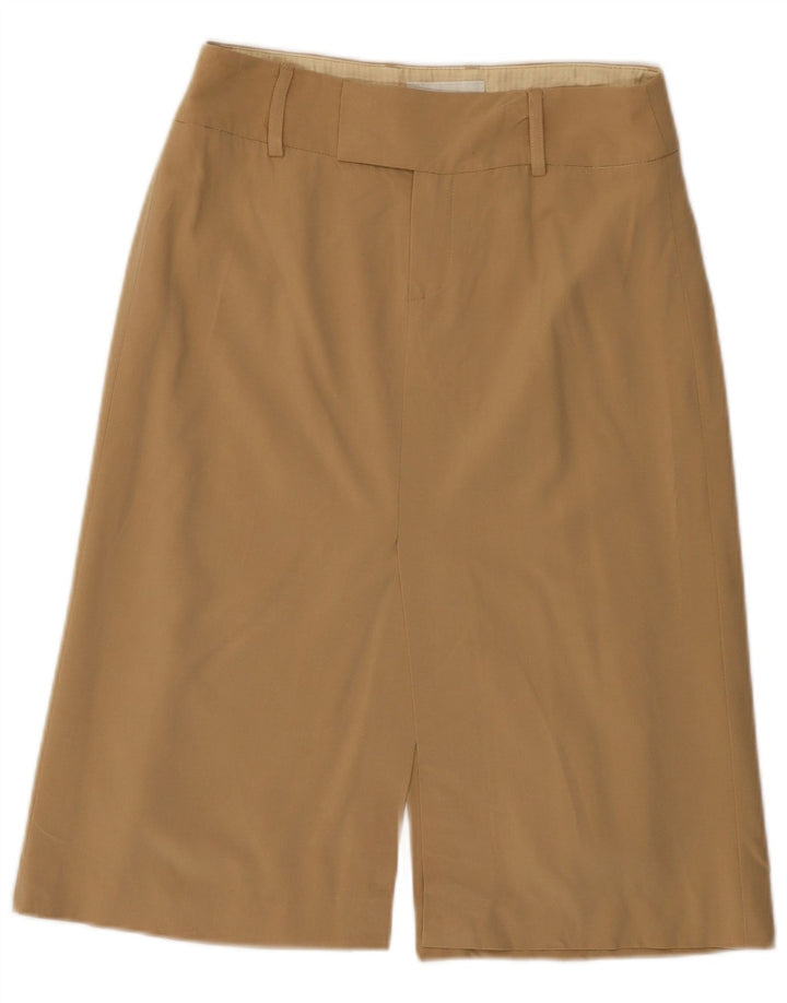 Женская юбка-трапеция Zara IT 40 Small W30 Хаки, полиэстер