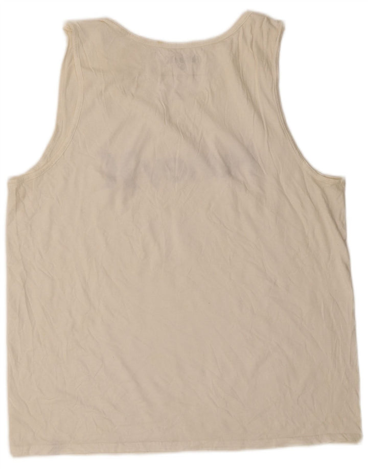 HURLEY Мужской жилет с рисунком XL, белый хлопок