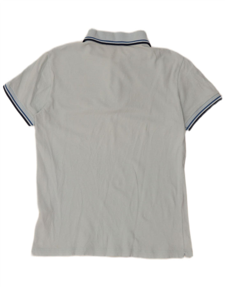 Мужская легкая и эластичная рубашка-поло FRED PERRY, маленькая синяя, хлопок