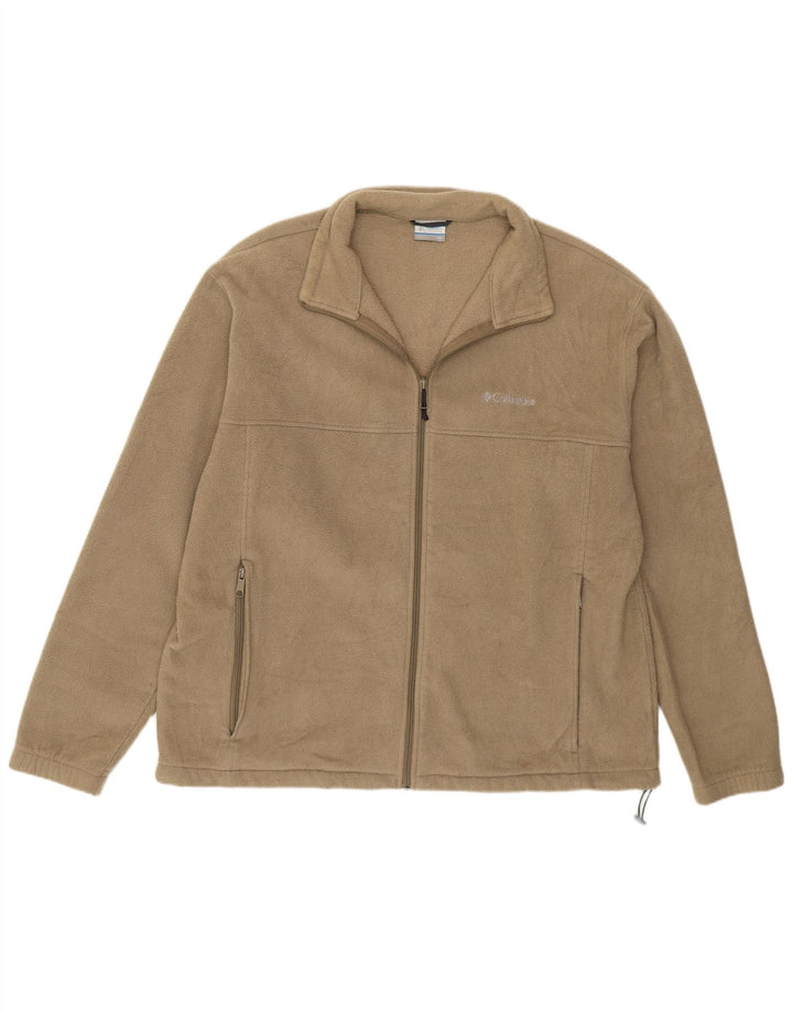 Мужская флисовая куртка Columbia UK 44 2XL бежевый полиэстер