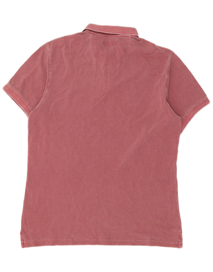 Мужская рубашка поло Barbour, большая красная, хлопок