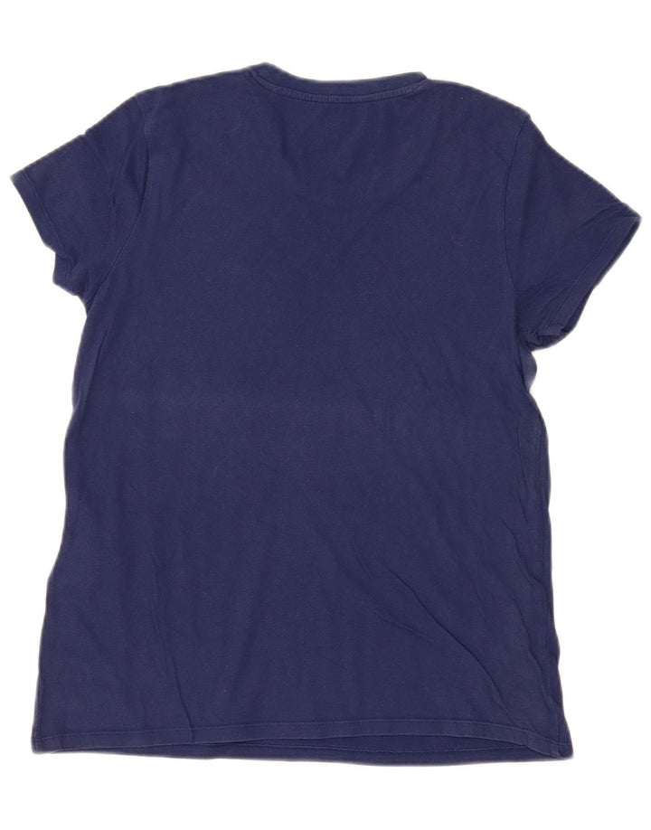 Женская футболка LEVI'S Top UK 12 Medium Navy Blue Хлопок