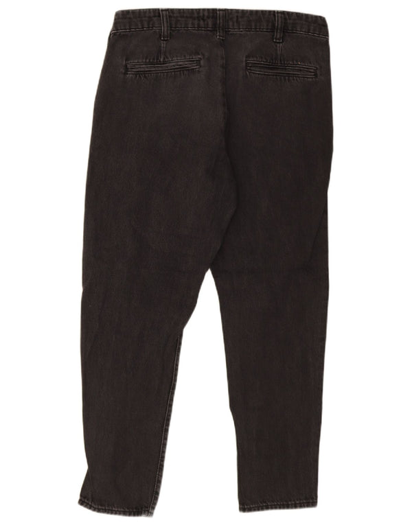 Мужские укороченные джинсы Zara Slim EU 40 Medium W31 L27, черный хлопок