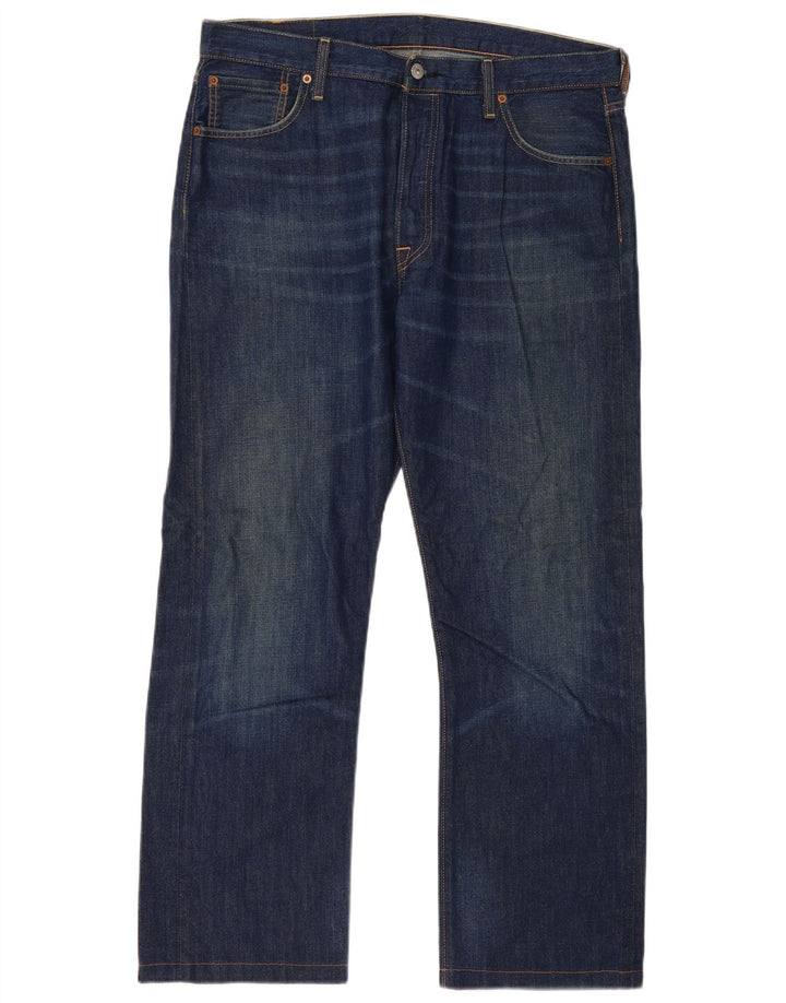 Мужские прямые джинсы Levi's 501 W36 L30 синие, хлопок