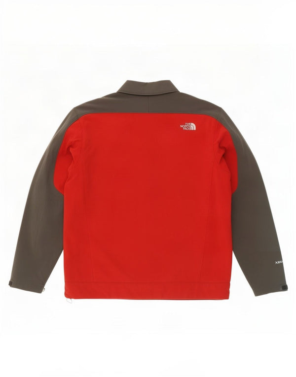 Мужская ветровка The North Face UK 40, большая красная с цветными блоками