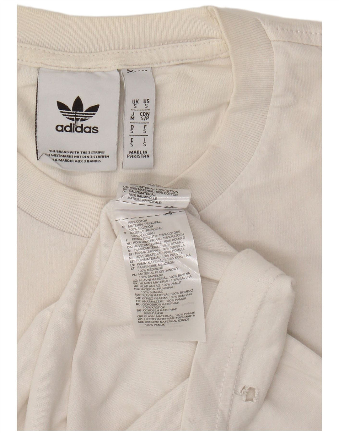 ADIDAS Мужская футболка с рисунком, маленький белый хлопок