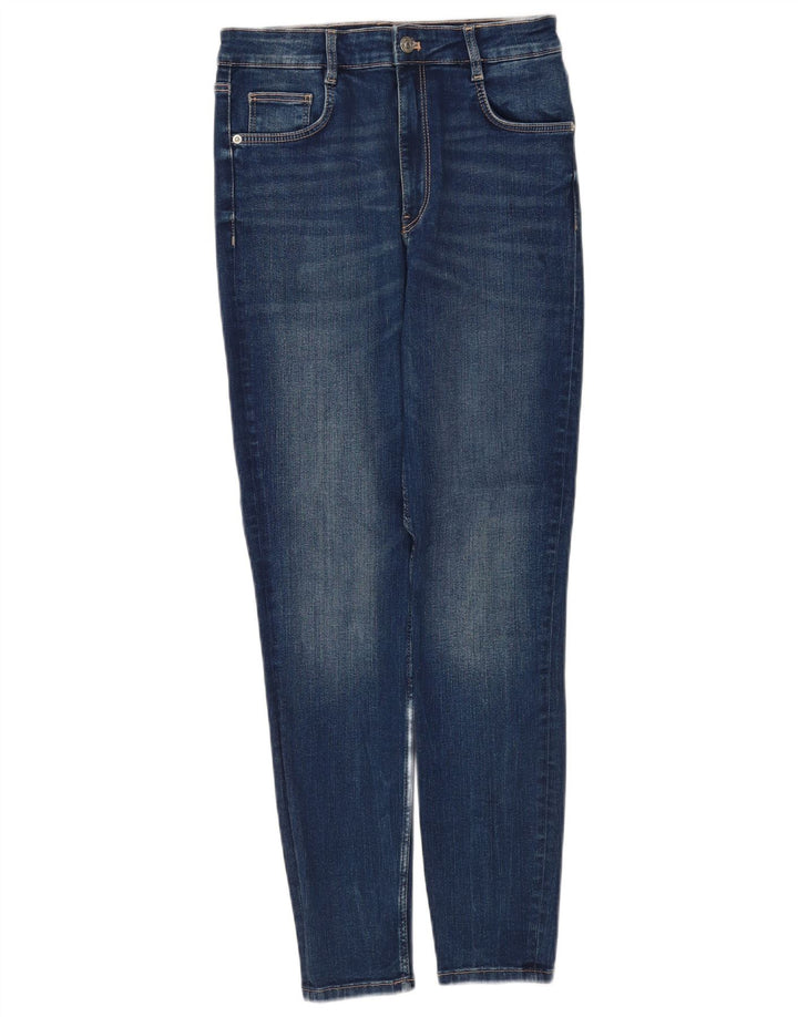 Женские узкие джинсы Zara EU 40 Medium W30 L28 Синие, хлопок