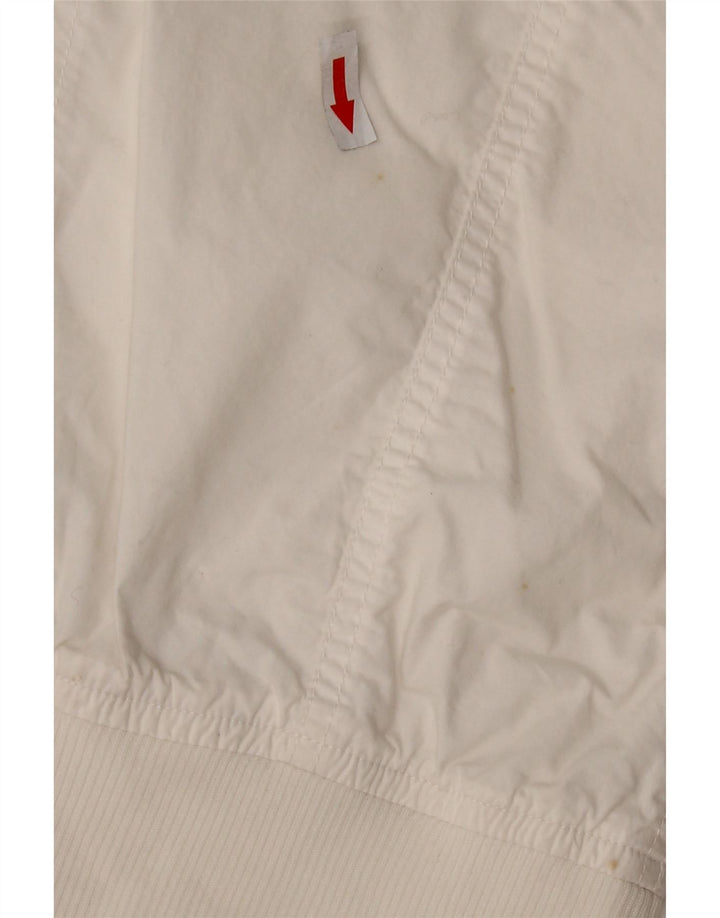 Женский укороченный бомбер Sergio Tacchini UK 10, маленький белый полиэстер