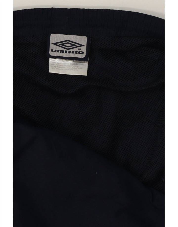 UMBRO Мужские шорты для плавания с рисунком, средние темно-синие, полиэстер с цветными блоками
