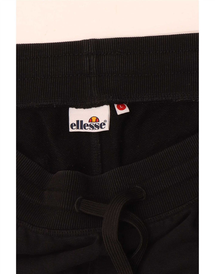 Мужские спортивные брюки Ellesse, джоггеры, большие черные