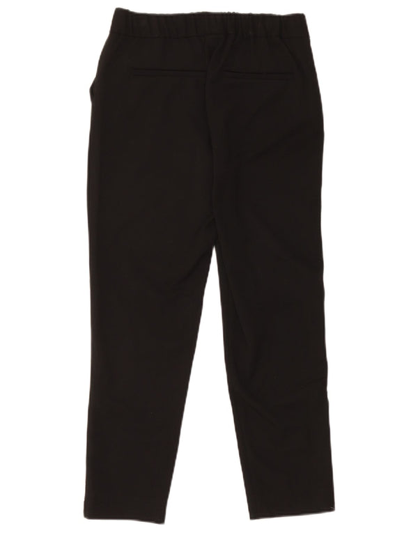 Zara Womens Slim Chino Trousers XS W24 L24 Black