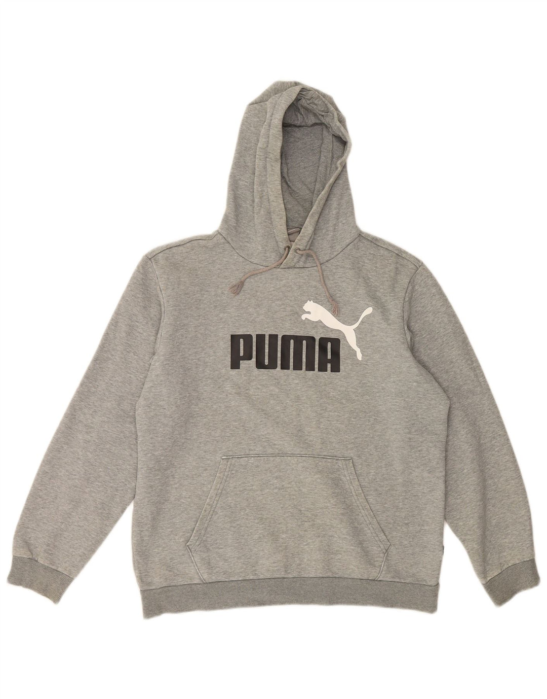 Мужской джемпер с капюшоном Puma серого цвета, хлопок