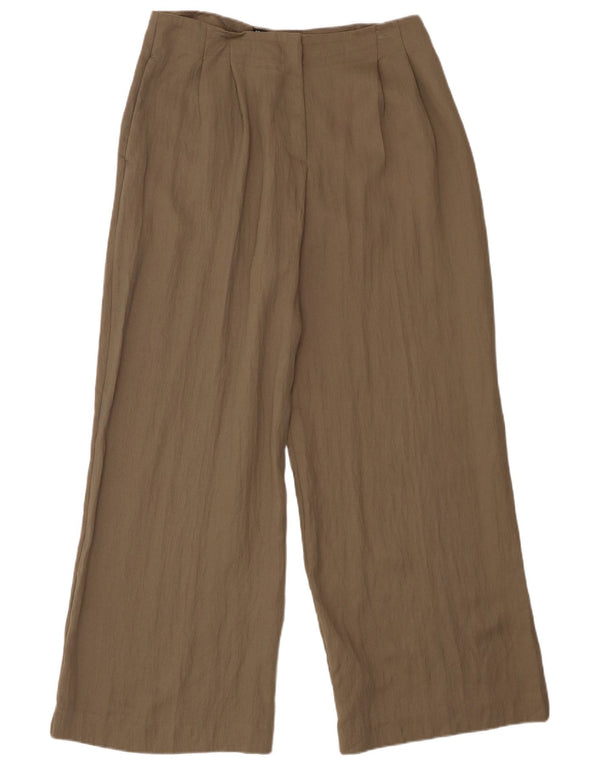 Женские повседневные брюки Zara, большие W30 L30, хаки, лиоцелл