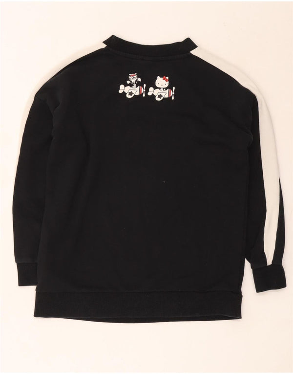 Свитшот с рисунком Puma для девочек Hello Kitty, 13–14 лет, XS, черный