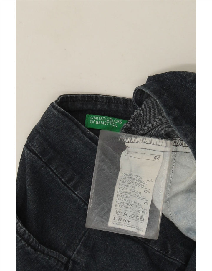 Женская джинсовая юбка Benetton IT 44 Medium W28 Темно-синяя, хлопок