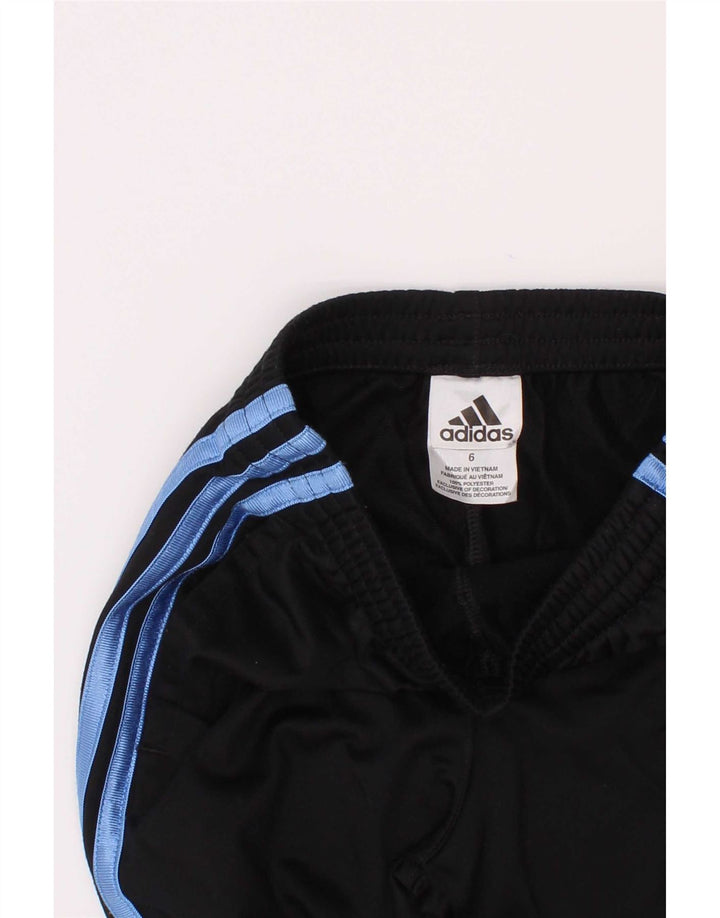 Спортивные брюки Adidas для мальчиков 5-6 лет, черный полиэстер