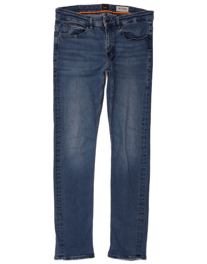 Мужские зауженные джинсы Hugo Boss Delaware W32 L32 синие