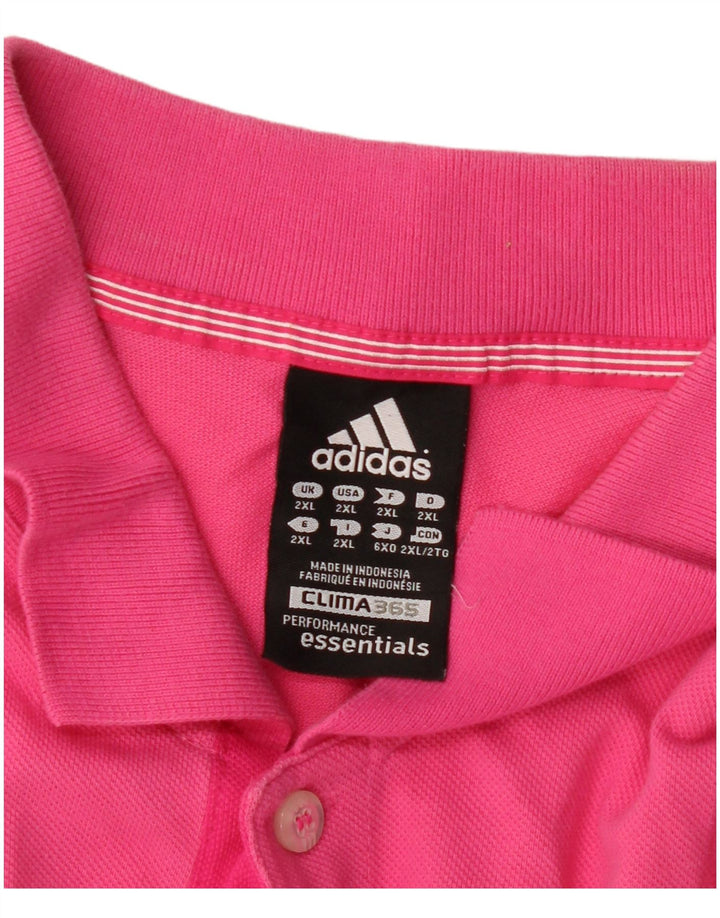Мужская рубашка поло Adidas 2XL розовая
