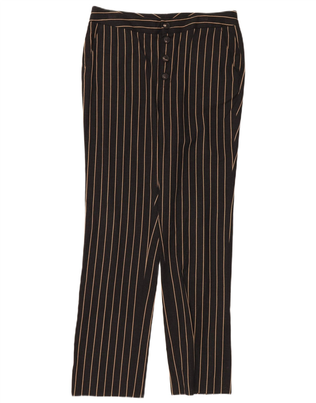 MASSIMO DUTTI Женские брюки-чиносы с высокой талией EU 38 Small W28 L28 Черные