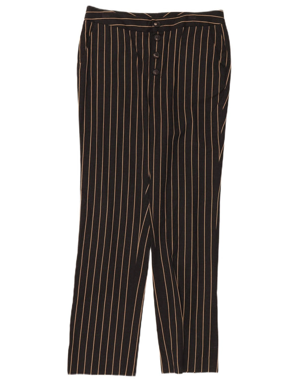 MASSIMO DUTTI Женские брюки-чиносы с высокой талией EU 38 Small W28 L28 Черные