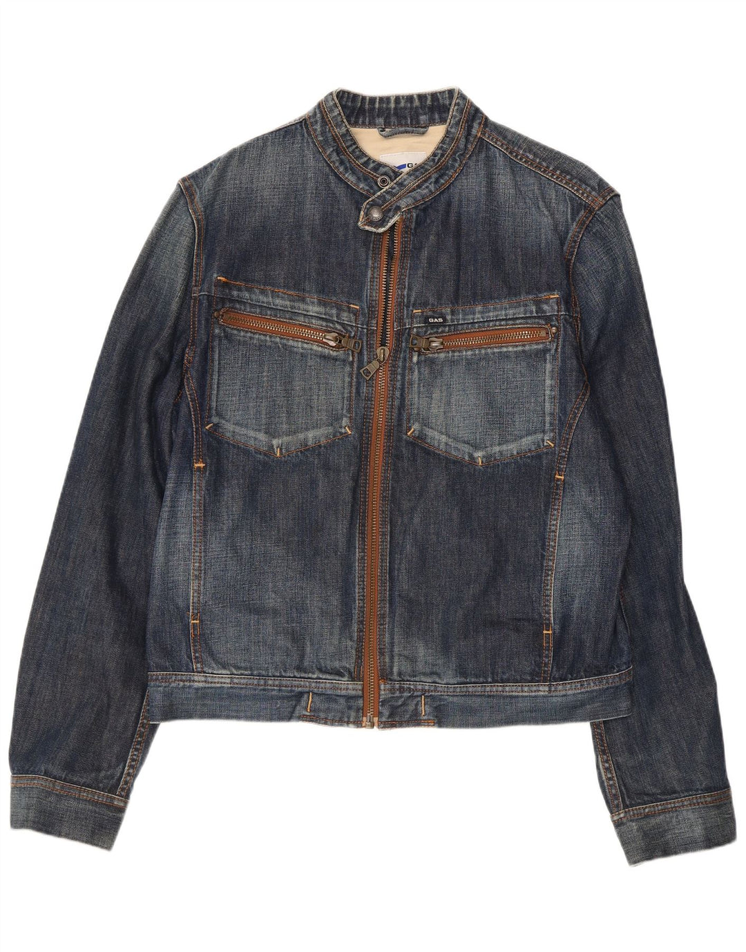 Женская джинсовая куртка Gas UK 18 XL, синяя, хлопок