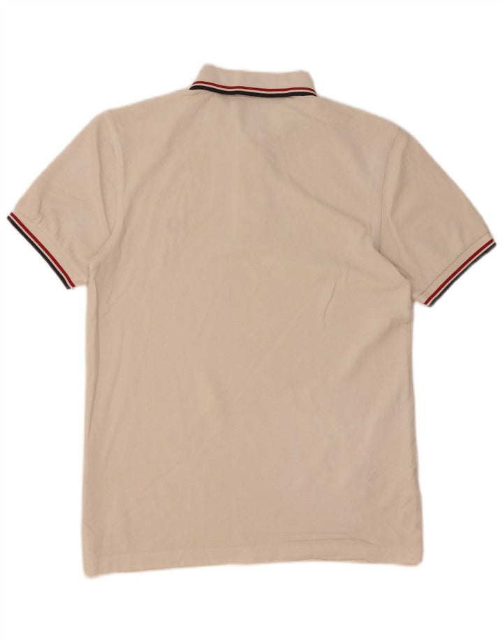 Мужская рубашка-поло Fred Perry, маленькая белая полосатая хлопковая ткань