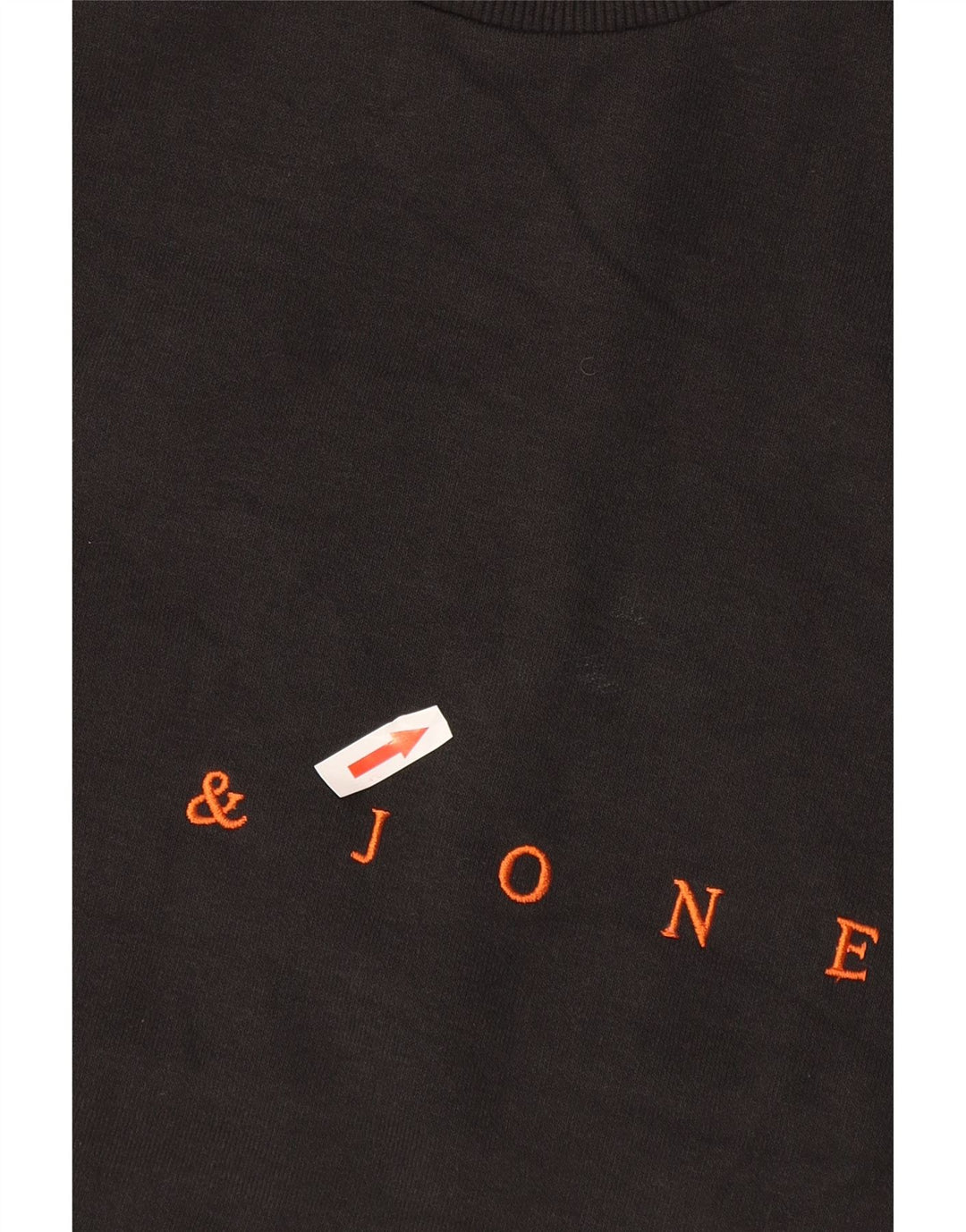 Мужской свитшот с рисунком Jack & Jones, хлопковый джемпер среднего серого цвета
