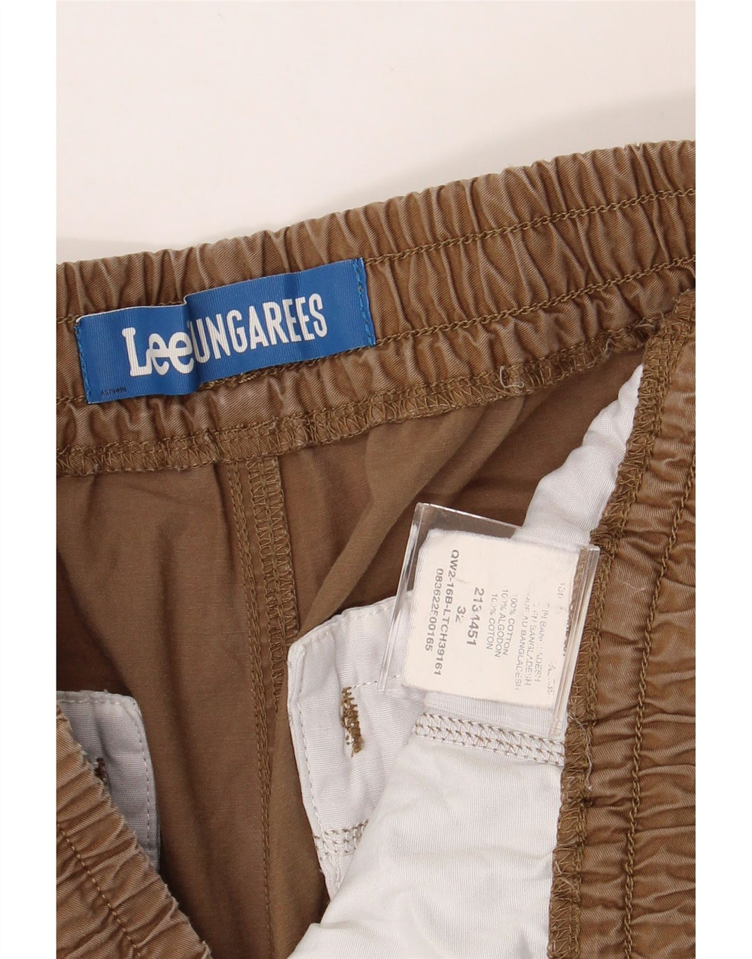 LEE Mens Cargo Shorts W32 Medium Brown Cotton Vintage Lee and Second-Hand Lee from Messina Hembry 