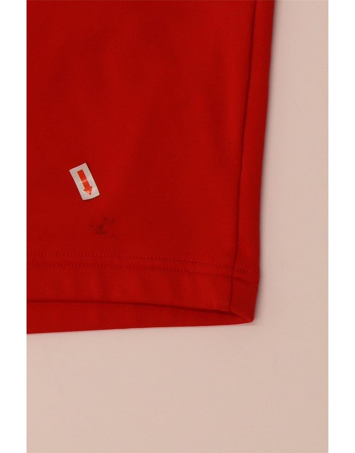 UNDER ARMOUR Mens Graphic Hoodie Jumper Small Red Polyester
