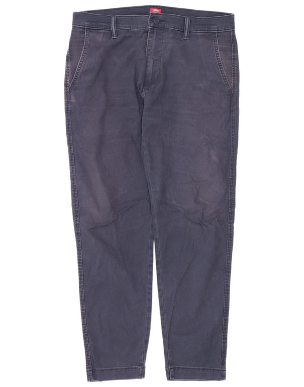 Мужские узкие брюки-чиносы Levi's W32 L30 синие, хлопок