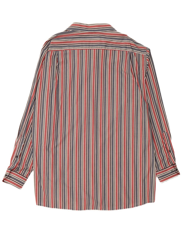 Мужская рубашка Walbusch, размер 47/48, 2XL, разноцветный хлопок в тонкую полоску