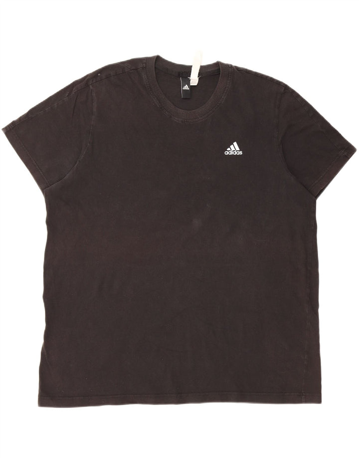 Мужская футболка ADIDAS Top 2XL, черный хлопок