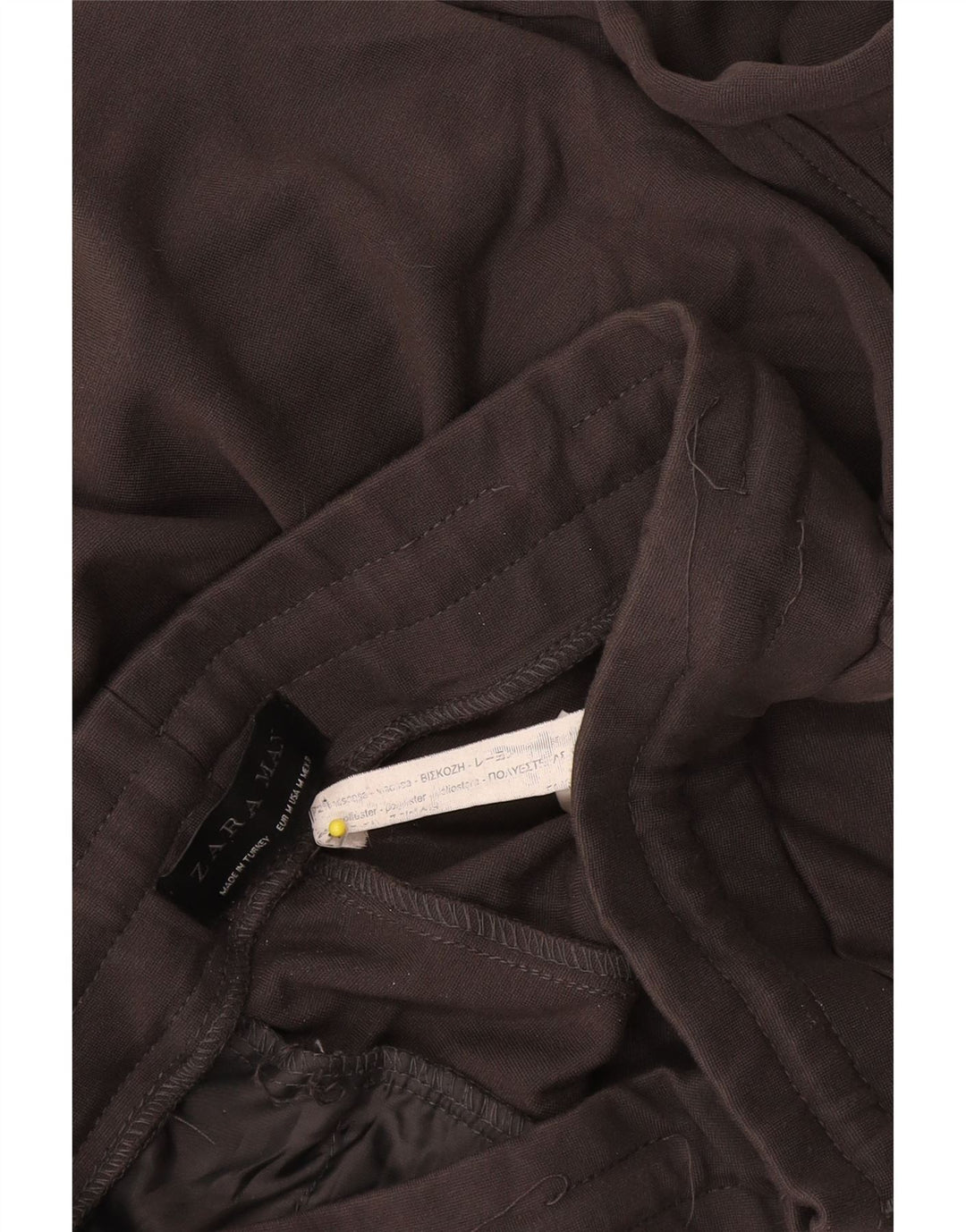 Мужские спортивные брюки Zara джоггеры среднего серого цвета из вискозы