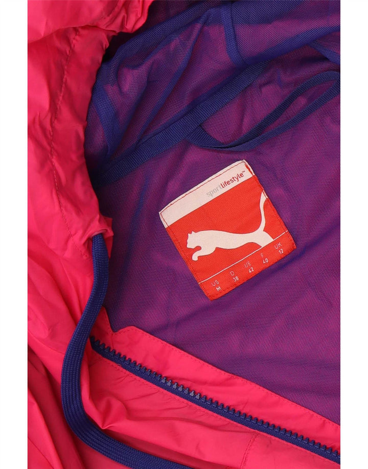 Женская дождевик с капюшоном Puma UK 12 Средний Розовый