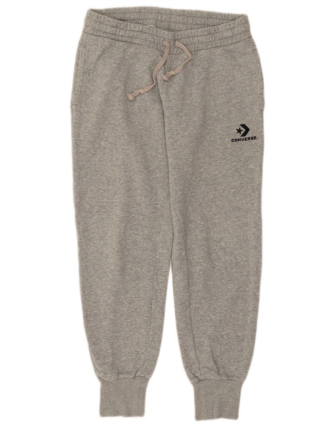 Женские спортивные брюки CONVERSE Брюки джоггеры UK 14 Средний серый хлопок